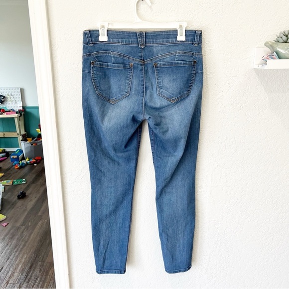 Democracy Jeans Women's 8 Absoultion Skinny Leg Mid Rise Denim Ankle Jeggings - Picture 2 of 7